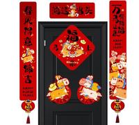 Chinese New Year Door Decorations 2026 | Magnetic Blessings for Spring Festival, for Spring Festival | For Indoor Bedroom