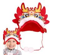Chinese New Year Dragon Hombo - Non-Woven Craft for Festive Decoration | Funny Ornament for Year of the Dragon - Celebration Accessory for Kids and Adults, Party Costumes Support