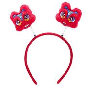 Chinese New Year Dragon Horn Hairband Soft Plush Eye Catching Colors Comfortable Elasticity Great For Festivities New Year Headbands For Women Happy Headband Girls Christmas Headband Hairband Gold