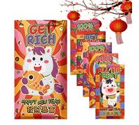 Chinese New Year Envelopes - 2026 Holiday Celebration Luck,Year of The Horse Red Envelopes - for Family Friends Kids Neighbors Home Community Business Gathering Party