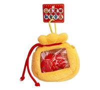 Chinese New Year Gift Bags - Lunar New Year Gift Bag | Chinese New Period Present Fortune Drawstring Bag | Collection Souvenir For All Ages Kids | Oriental Wealth c0ins