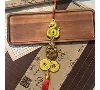 Chinese New Year Hanging Decorations,2025 Year Of The Snake Pendant, Lucky Charms Decorative,Feng Shui Decor for New Year Home Tree Car Ornaments,for Success Home Kitchen Bonsai Tree Car Decor