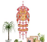 Chinese New Year Home Decorations, Chinese Knot Door Hanging Sign 2026 - New Year Decoration, for Home, Bedroom, Bathroom, Entrance Door