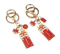 Chinese New Year Keyrings - 2025 Cartoon Lion & Snake Key Chains for Women - Lunar New Year Pendant Keychains - Party Favors & Gifts