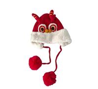 Chinese New Year Kids Handmade Dance Hat Woolen Hats Awakening Bonnet Warm Headwear