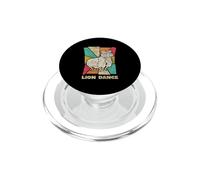 Chinese New Year Lion Dance Lunar Parade Spirit PopSockets PopGrip for MagSafe