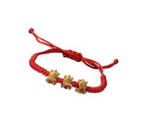 Chinese New Year of The Horse Bracelets Horses Red String Rope Bracelet Good Luck Blessing New Year Bracelet Gift, S, Rope, no gemstone