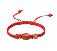 Chinese New Year of The Snake 2025 Bracelet,Chinese Snake Charm Bracelet,Adjustable Snake Red String Bracelet,Good Luck Red String Rope Bracelet for Women Men