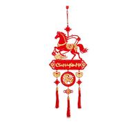 Chinese New Year Ornaments, Felt Vietnamese Paper-Cut, 35 * 92cm, Lunar New Year Decorations, Festival Collectibles, Decorative Set, For Cars Schools Offices Cafes Bookstores Display