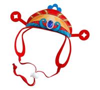 Chinese New Year Pet Hat - Spring Festival Cosplay Hat For Puppy,Pet New Year Decorations, Holiday Dress-Up Supplies For Small, Medium And Large Dogs And Cats