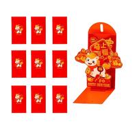 Chinese New Year Red Envelopes for the Year of the Horse | 10 Pieces 3D Folding Decorations for Parties and Celebrations, Spring Party Packages | for Weddings Birthdays Christmas Graduation Reunion