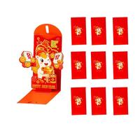 Chinese New Year Red Envelopes Horse, 3D Foldable Event Supplies - Chinese New Year Cash Envelopes,for Business Collectors Wedding Birthday Office Celebration Party Family Gatherings