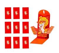 Chinese New Year Red Envelopes, Pack of 10 3D Foldable Holiday Accessories, 2026 New Year Money Envelopes, for Business, Wedding, Birthday, Party, Family Celebrations, Christmas