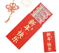 Chinese New Year Red Envelopes | Traditional Giant Gold Character Party Decor,Chinese New Year Envelopes for Cash,Wedding Party Celebrations Family Adults