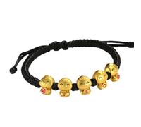 Chinese New Year Red String Bracelets Chinese Zodiac Feng Shui Animal Charm Bracelet New Year Jewelry For Women Men Matching Watches for Couples (D, One Size)