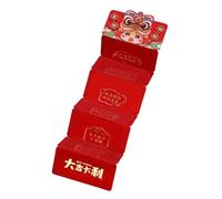 Chinese New Year Redness Envelope Foldable Paper Money Packet Spring Festival Hongbao For Parties And Gathering Holiday Celebration Envelope