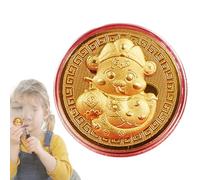 Chinese New Year Snake Coin, 2025 Snake Coin,Lunar New Year Fortune Coin | 2025 Chinese Lunar New Year Collections Snake Commemorative Souvenir Coin