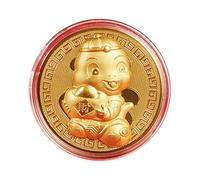 Chinese New Year Snake Coin, 2025 Snake Coin | Lunar New Year Fortune Coin | 2025 Chinese Snake Year Commemorative Coin Attracts Good Fortune and Prosperity