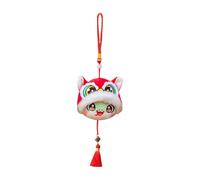 Chinese New Year Snake Plush Toy - Snake Plush with Dancing Lion Hat, Cute Snake Plush Keychain | Plush Snake Toy For Bag, Lucky Snake Charm, Pendant