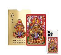 Chinese New Year Tai Sui Card | auspicious collectible and blessing samulet as a symbol - Chinese blessing cards for the year of the horse, for happiness, wealth, harmony, success, family
