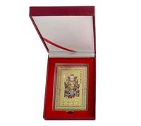 Chinese New Year Wealth Card,Collectible Copper Keepsake | Year Of The Horse Blessing Card,for Luck Harmony Success Bag Travel Holiday Home Display