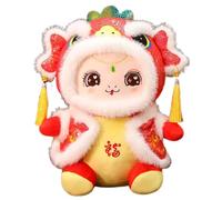 Chinese New Years Snake Plush | Cute 2026 Mascot Dolls, Lunar New Year Decoration for Year of The Snake | Soft plushiieToy for Spring Festival, Parties, and Asian Cultural Celebrations