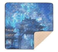 Chinese of Future Soft Foam Baby Activity Play Mat for Indoor Outdoor Lightweight Activity Entertainment Mat for Baby Kids Toddlers Infants, 50'' x 50''