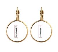 Chinese Online Words Got From Japanese Gold Clip On Drop Earrings Non Piercing Dangle Jewelry