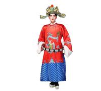 Chinese Operas Dragon Robe Drama Performance Outfit Minister Imperial Son In Law Groom Costume Peking Opera Gown AM029 (Red)
