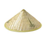 Chinese Oriental Sun Hat Rice Straw for Camping Hiking Fishing Handmade Farmer Hat with Wide Brim Lightweight Tourist Hat for Outdoor Adventures Traditional Church Tower Hat as