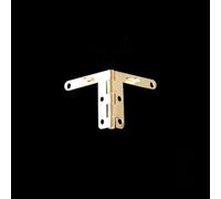 Chinese Packaging Box Hardware Accessories Thousand catties Hinge Imitation Gold Bracket Brocade Box Hinge Thousand(Gold-10pcs)