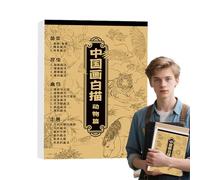 Chinese Painting Drawing Copying AlbumTracing Writing Album for Beginners | China Sketch Writing Practice Copybook for Home School Dorm Classroom Studio