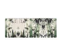 Chinese Painting of Bamboo Mouse Pad 12x31.5in Extended Desk Protector