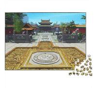 Chinese Palace Jigsaw Puzzle 1000 Piece Recyclable The Forbidden City Jigsaw Puzzles Puzzle Game Props Fun And Challenging Family Game Great Gift Idea 52x38cm/1000pcs