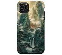 Chinese Palace Mountain Case for Zen Waterfall Landscape Case for iPhone 11 Pro Max