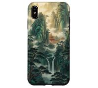 Chinese Palace Mountain Case for Zen Waterfall Landscape Case for iPhone XS Max