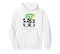 Chinese Panda Couple Best Friends Message Inspirational Love Pullover Hoodie