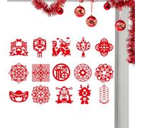 Chinese Paper Cutting Art - New Year's Draft Pattern Set, Semi-Finished Component For, Resilient Chinese Style Dragon Art Kit | Educational Cultural Apparatus For People