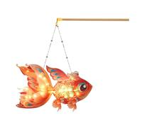 Chinese Paper Lantern - Waterproof Fish Shape Lamp | Chinese Lantern Lamp | For Spring Party Christmas Harvest Indoor Home Bedroom Classroom Fireplace Home