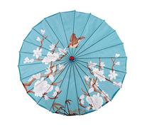 Chinese Parasol Oriental Decorative Umbrella Oiled Paper Bamboo Satin Handmade Craft Suitable for Women Photography Dance Cosplay Costumes Weddings, Style F