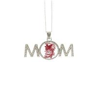 Chinese Phoenix Bird Animal Portrait Mothers Day Gift for Mom Nana Grandma Necklace Birthday Jewelry