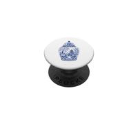 Chinese Porcelain Chinoiserie Ginger Jar Vase Asian Design PopSockets Adhesive PopGrip