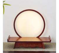 Chinese Prayer Altar Table, Meditation Shrine Shelf for Buddha, Ancestral Hall Decor, Rosewood Color, 15.7x9x4.3in, Perfect for Homes & Temples