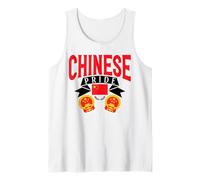 Chinese Pride Coat of Arms Flag for Men Women. Tank Top