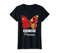 Chinese Princess Butterfly Roots Pride China Heritage T-Shirt
