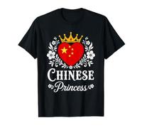 Chinese Princess China Flag Proud Chinese Girl Value Graphic T-Shirt