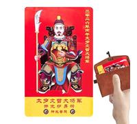 Chinese Protection Card,2026 Horse Year General Keepsake | Portable New Year Wallet Decoration - for Wealth Harmony Prosperity Success Adults Men Women Holiday Travel Home