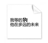 Chinese Quote Where Is Mr Right Glasses Cloth Cleaning Cloth Gift Phone Screen Cleaner 5pcs