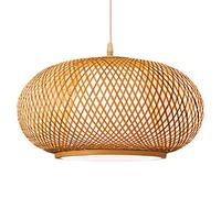Chinese Rattan E27 Pendant Light FixtureVintage Hanging Ceiling Light for Tea House Hot Pot Restaurant & Home DecorStylish Asian Design Warm Ambiance