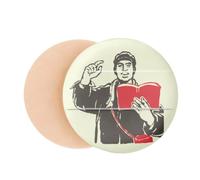 Chinese Red Education Propaganda Teacher Air Cushion Makeup Foundation Sponge Powder Puff